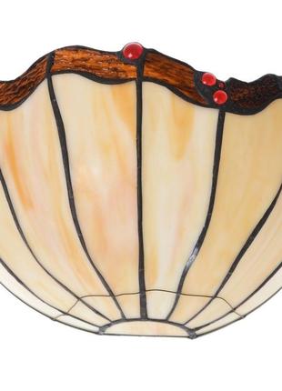 Бра тіффані настінне накладне bl-604w/1 brille 172342