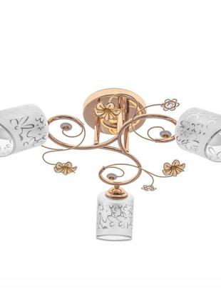 Люстра стельова e27 60w g (lk-583c/3) brille 23-182