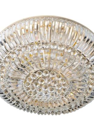 Люстра торт стельова з підсвічуванням led e14 40w glass (bcl-603c/9) brille 22-503