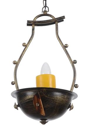 Люстра підвісна для кухні e14 60w br (bkl-821s/1) brille l12-0232 фото