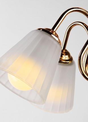 Люстра стельова класична e14 40w g (lk-419c/5) brille l67-1452 фото