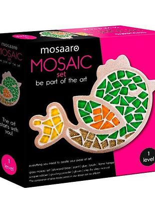 Набір для творчості скляна мозаїка «пташка»