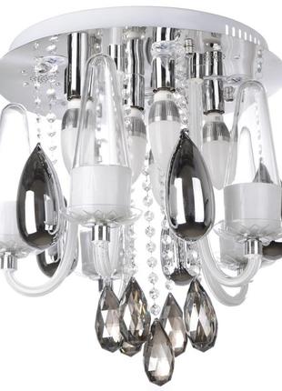Люстра стельова e14 wh (bcl-463s/6) brille 22-193
