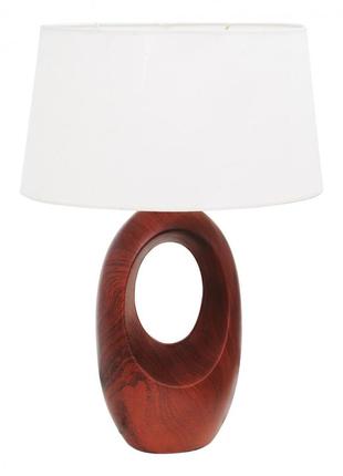 Настільна лампа з абажуром дерев'яна tl-06 brille brille 182417