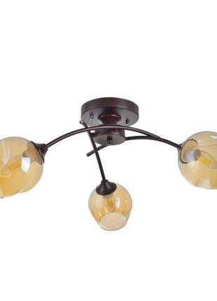 Люстра стельова класична e27 60w br (lk-678c/3) brille 24-337