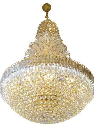 Люстра підвісна кришталева з підсвічуванням led e14 40w g (bcl-392s/24) brille l116-016