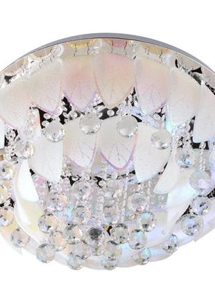Люстра стельова розвмна кришталева e14 40w wh (bcl-623c/9) brille 22-525