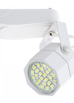 Світильник трековий поворотний під лампу kw-13 gu10 brille 48-011