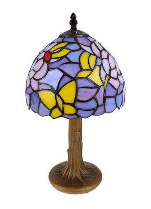 Настільна лампа тіффані br-649t/8-1 e14 brille 25-325