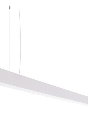 Лінійний підвісний світлодіодний світильник flf-66 45w nw wh led 1,2m brille 33-235