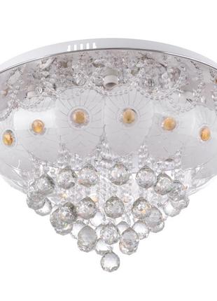 Люстра стельова торт кришталева e14 40w wh (bcl-626c/12) brille 22-626