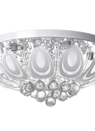 Люстра торт стельова з пультом led e14 60w rgb wh (bcl-652s/5) brille 22-770