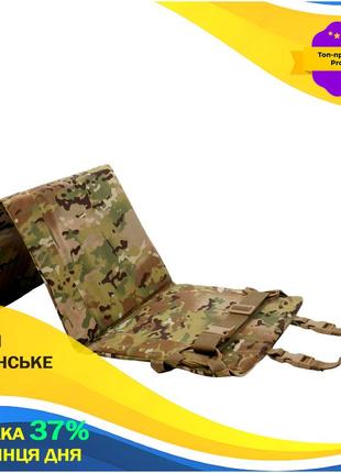 Каремат тактический армейский военный коврик-сидение для военных всу тройной кордура мультикам gl-55