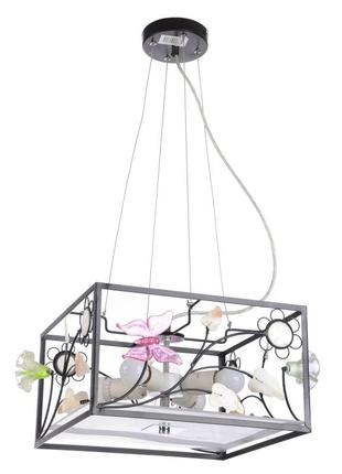 Люстра підвісна флористика e27 40w bk (bl-501s/4) brille 178523