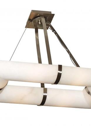 Люстра підвісна для вітальні e14 25w gy (al-304s/6) brille 194056