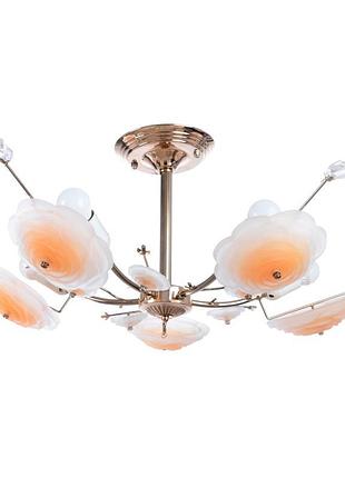 Люстра стельова флористика e27 60w g (lk-010c/5) brille 187310