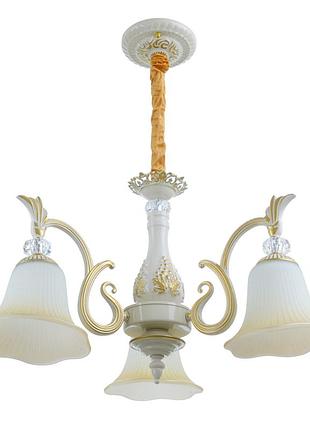 Люстра підвісна прованс e27 60w wh (bkl-685s/3) brille 24-378