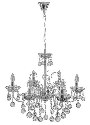 Люстра підвісна кришталева e14 40w (bcl-681s/6) brille 23-356