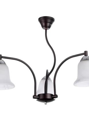 Люстра стельова класична e27 60w bk (bkl-477c/3) brille 22-617