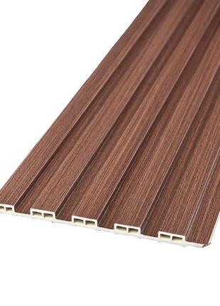 Декоративная рейка wpc стеновая капучино 3000*150*9мм (d) sw-00001868