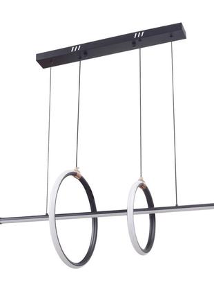 Светодиодная черная люстра bl-496s/64w*2 bk