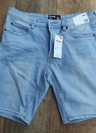 Джинсовые шорты мужские 32р