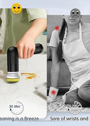 Сток! беспроводная чистящая щетка spofan