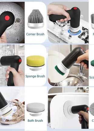 Сток! беспроводная чистящая щетка spofan