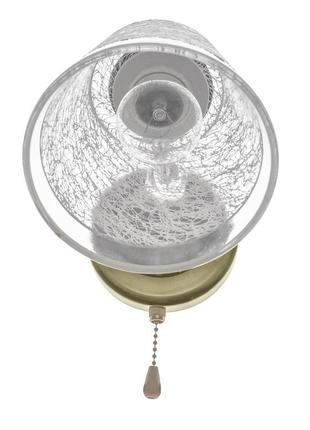 Бра настінне накладне класичне lk-637w/1 e27 ab brille 29-028