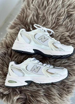 Кроссовки (new balance white silver)🩷