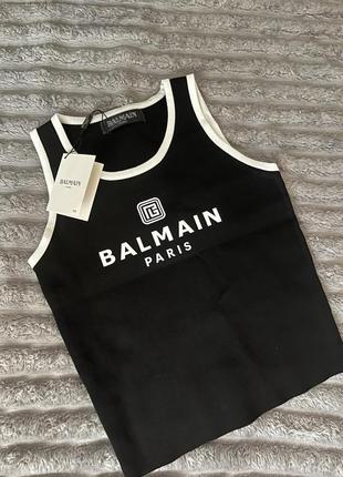 Топ balmain чорний розмір s/m