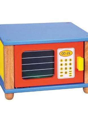 Іграшкова мікрохвильовка viga toys з дерева (59709fsc)