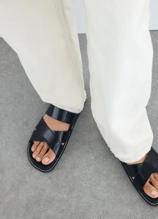 Шлепанцы zara