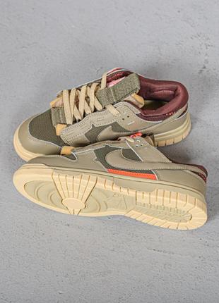 Кросівки nike air dunk jumbo medium olive3 фото