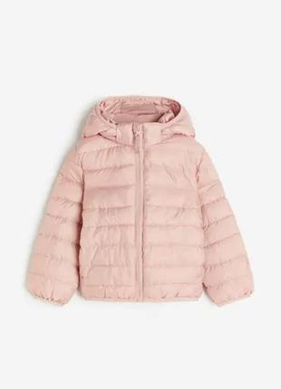Куртка весенняя пудрового цвета h&m 92, 110/116, 122/128, 134/140
