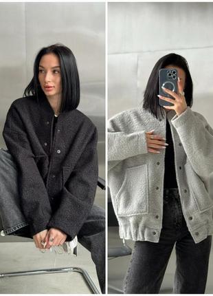 Бомбер женский в стиле zara (оверсайз)
