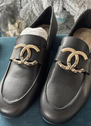 Лоферы туфли chanel