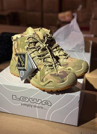 Тактические берцы lowa gore-tex мультикам
