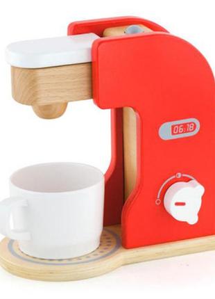 Ігровий набір viga toys кавоварка з дерева (50234fsc)