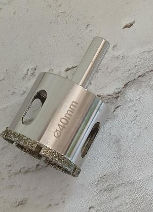 Коронка алмазна по керамограніту 40мм haisser 2712340