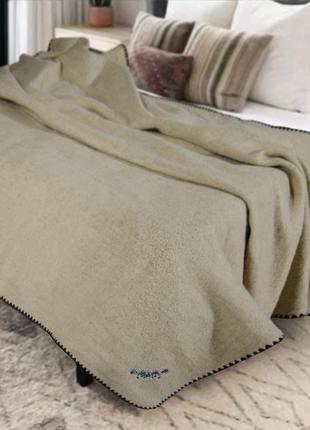 Одеяло шерсть/лен 170×205 в упаковке, льняное из льна - двуспальное1 фото