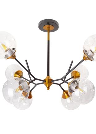 Потолочная люстра bl-684s/8 e27 bk/g