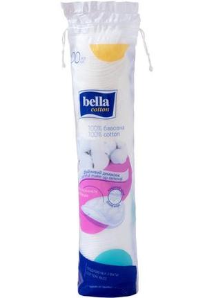 Ватные диски bella cotton круглые 100 шт