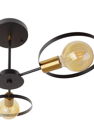 Люстра в спальню bl-789s/3 e27 bk+fg2 фото