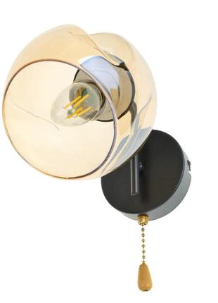 Бра lk-719w/1 e14 bk (29-272)