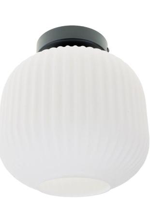 Люстра с рельефным плафоном в прихожую br-01 476c/1 e27 wh