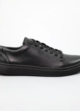 Кеди чоловічі шкіряні 589447 чорні