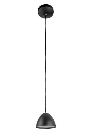 Світильник стельовий підвісний світлодіодний для спальні на один плафон bl-469s/5w bk