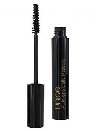 Туш для вій unice all in one daily mascara, 10 мл