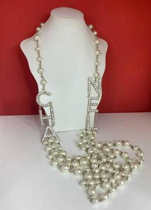 Потрійні намисто з літерами циркони багатошарові намисто-буси